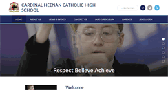 Desktop Screenshot of cardinal-heenan.org.uk