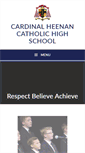 Mobile Screenshot of cardinal-heenan.org.uk